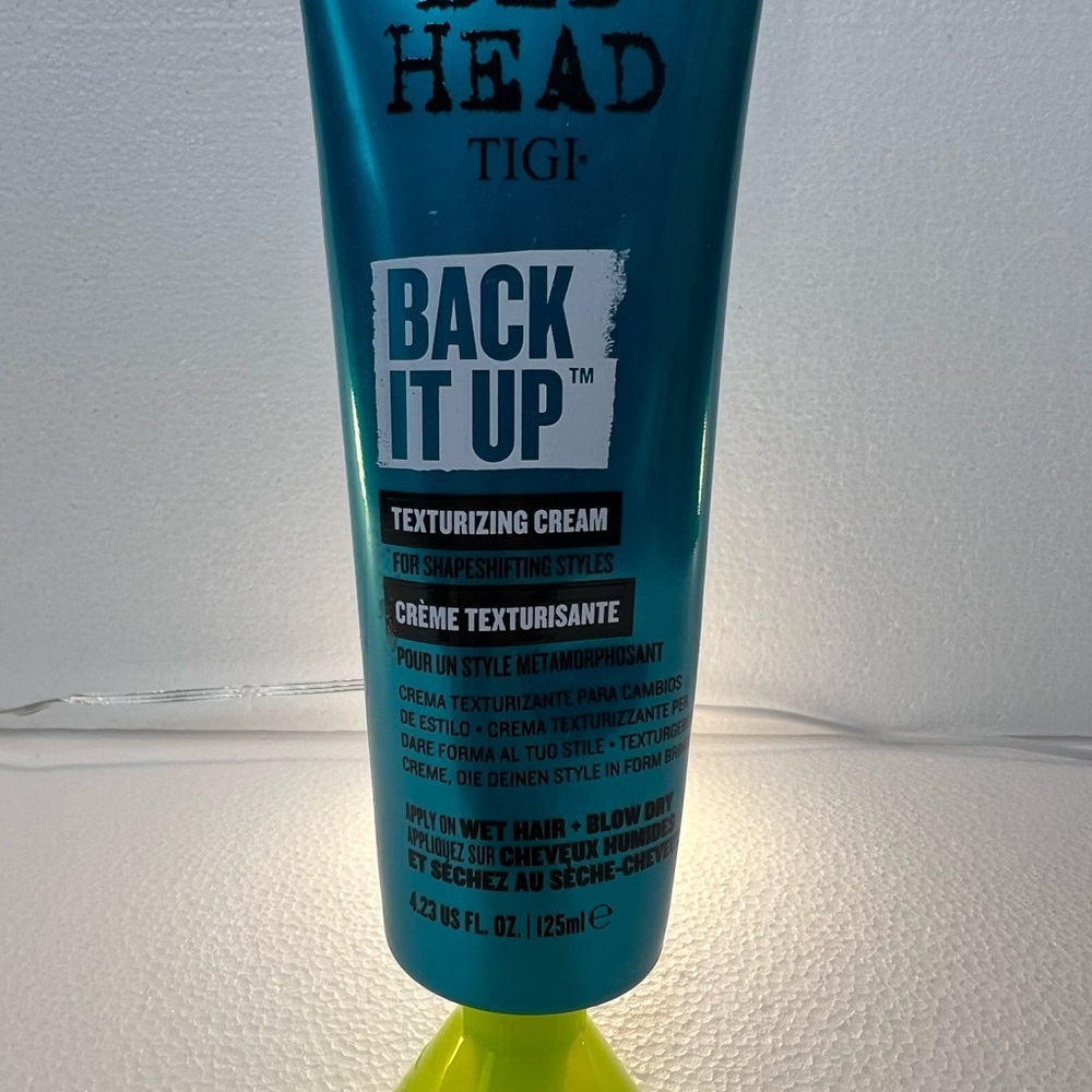 TIGI Bed Head Back It Up Texturizing Cream - Blue Tube with Yellow Cap